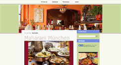 Desktop Screenshot of maharani1-muenchen.com